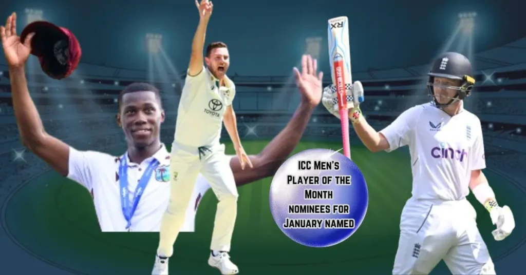 ICC Men's Player of the Month for January 2024