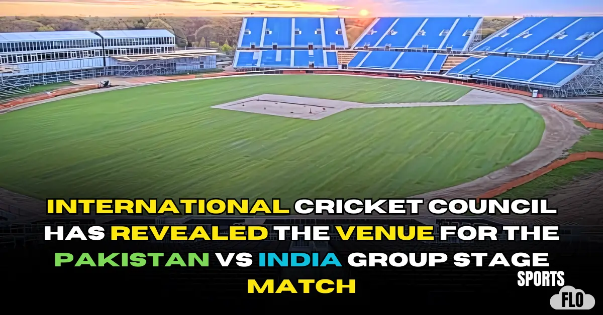 ICC has revealed the venue for the Pakistan vs India group stage match