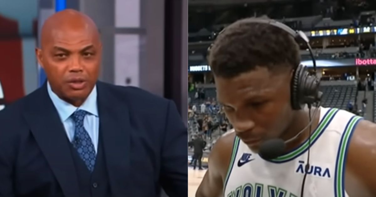 Anthony Edwards' Hilarious Exchange with Charles Barkley Post-Game 7 Win